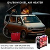 5KW Diesel Heater, 12V Portable Air Heater with LCD Monitor & Remote Control, 5L capacity, ideal for RVs, trucks, boats, buses, and motorhomes - image 3 of 4