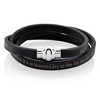 West Coast Jewelry Lord's Prayer Leather Wrap Bracelet - 3 of 3