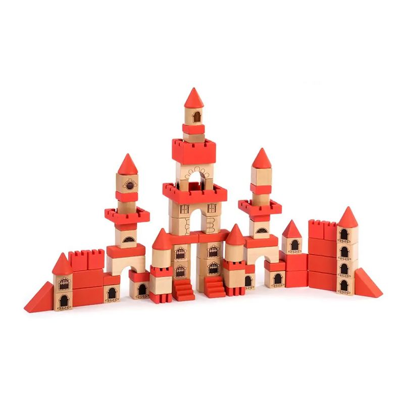 Miniland Wooden Stacking Castle, 1 of 5