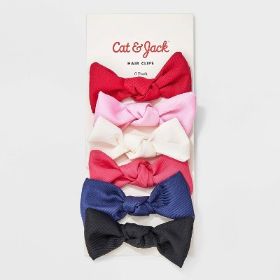 Bow Hair Clips - 6pk - Cat & Jack - image 2