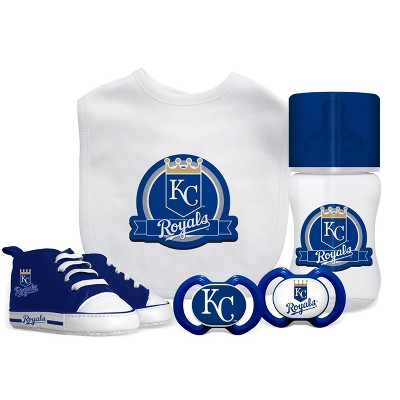 Baby Fanatic 2 Piece Bid And Shoes - Mlb Kansas City Royals - White Unisex  Infant Apparel : Target