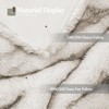 Aoibox Ultra-Soft Faux Fur Throw Blanket, Super Thick & Warm Reversible Plush Blanket for Couch, Bed, Sofa, Cozy Winter Fuzzy Elegant Mink Blanket - 4 of 4