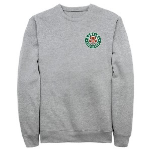 Men's Stranger Things Hawkins High School Embroidered Tiger Logo Sweatshirt - 1 of 4