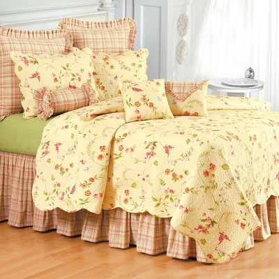 C&F Home 20" x 26" Priscilla Yellow Standard Sham