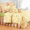 C&F Home 16" x 16" Priscilla Yellow Floral Embroidered Pillow - 2 of 2