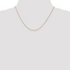 Black Bow Jewelry 0.7mm, 14k Rose Gold, Box Chain Necklace - 2 of 4