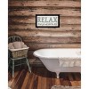 "Relax" By Susie Boyer, Ready to Hang Framed Print, Black Frame - 2 of 4