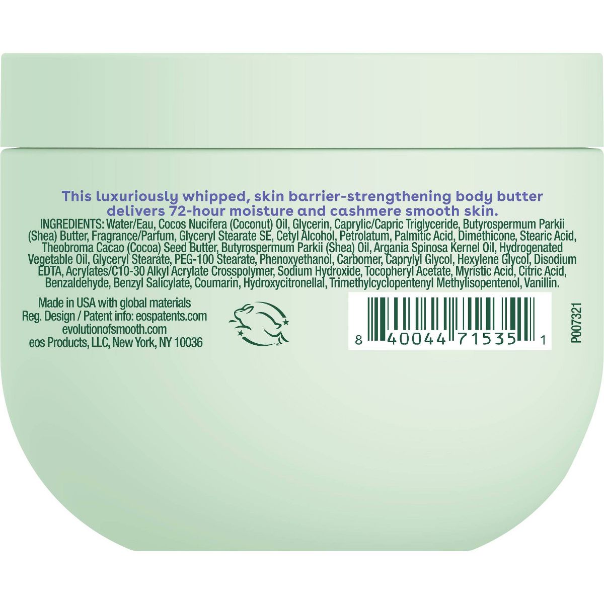 eos Cashmere Whipped Oil Body Butter - Crème de Pistachio - 12oz - thumbnail 2