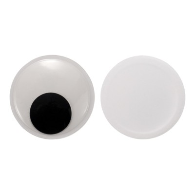 Unique Bargains Plastic Self-Adhesive Craft Supplies Googly Wiggle Eyes Sticker 8 Pcs