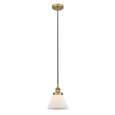 Cone - 1 Light Mini Pendant In Industrial Style-9.75 Inches Tall and 7.75 Inches Wide