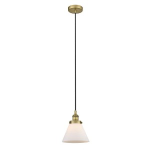 Cone - 1 Light Mini Pendant In Industrial Style-9.75 Inches Tall and 7.75 Inches Wide - 1 of 1
