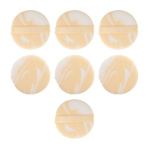 Unique Bargains Dual Color Round Face Makeup Sponge 7 Pcs - 1 of 4