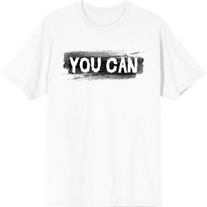 "You Can" Gym Culture Adult Crew Neck Short Sleeve Tee - 1 of 2