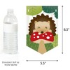 Big Dot of Happiness Forest Hedgehogs - Woodland Baby Shower Bunting Banner - Party Decorations - Welcome Baby - 2 of 4