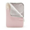 U Brands 14"x9" Ripstop Tech Pouch Sand/Dusty Rose - 4 of 4