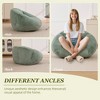 MOONMISS Faux Fur  Comfy Large Beanbag Chair with Filler,Floor Sofa, Accent Couch for Living Room Bedroom Game Room - 4 of 4