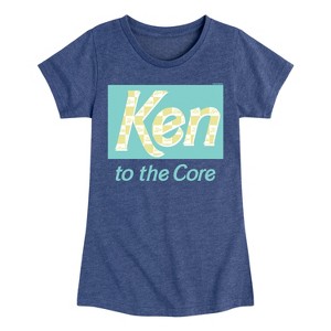 Girls' - Barbie - Ken to the Core Fitted Short Sleeve Graphic T-Shirt - 1 of 3