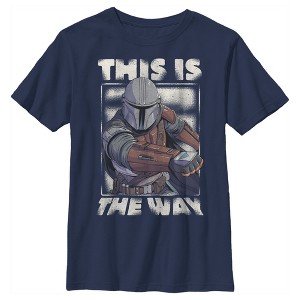 Boy's Star Wars The Mandalorian This Is The Way Mando T-Shirt - 1 of 4