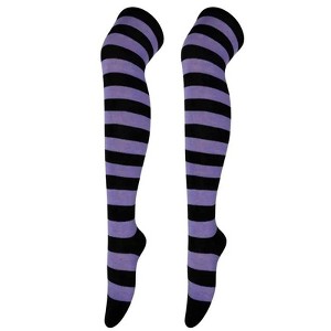Striped Patterned - Over the Knee - Socks from the Sock Panda (Women's Sizes Adult Medium) - Great for Halloween - 1 of 3
