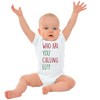 Christmas Who Are You Calling Elf Baby Romper Boys or Girls Brisco Brands - 3 of 4