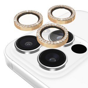 kate spade new york Apple iPhone 16 Series Camera Lens Protector - Set in Stone Gold - 1 of 4