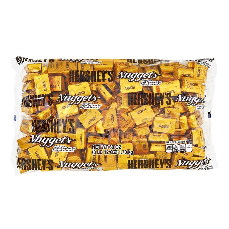 Hershey&#39;s Nuggets Milk Chocolate With Toffee And Almonds - 60oz, 1 of 6