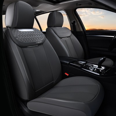 Car Seat Cushion, Include 2 Pack Front Seat Cushions And 1 Rear Bench
