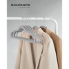 SONGMICS Velvet Hangers Non-Slip Clothes Hangers Pants Bar Space-Saving - 2 of 4