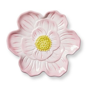 tag Bloom Pink Appetizer Plates -  8.75" x 8.25", Everyday Dining, Hand Wash, Perfect for Snacks and Small Dishes - 1 of 1