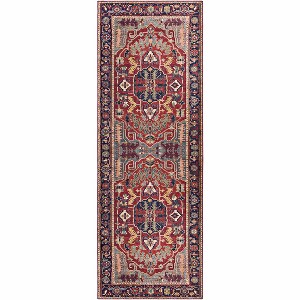 Hauteloom Dorcas Red Performance Rug - 1 of 4