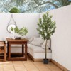 NicBex UV-Resistant Faux Tropical Tree, Curved Branches Artificial Plant, Resort-Style Floor Decor, Fake Plants for Garden Door Decor - 2 of 4