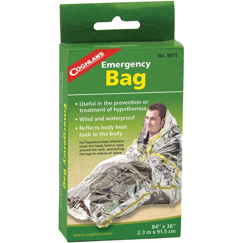 Coghlan's Emergency Bag, Wind & Waterproof, Camping Survival Heat Retention, 1 of 4