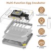 Hooseng 48 Egg Incubator with Humidity Display, Egg Candler, Automatic Egg Turner, for Hatching Chickens - 3 of 4