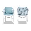 NicBex Set of 2 Outdoor Dining Chair,Modern Patio Dining Chairs with Cushions,20 inch Chairs Suitable for Patio,Garden,Dark Brown - 4 of 4