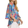 Women's Floral Print Peplum Top - umgee - 2 of 3