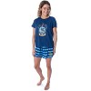 Harry Potter Women's Hogwarts Castle Shirt and Shorts Pajama Set - All 4 Houses - 2 of 4