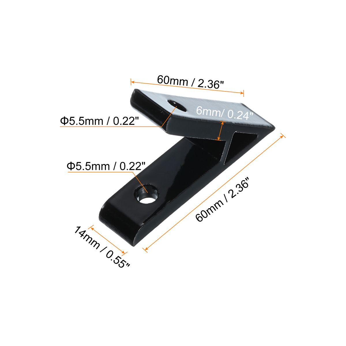 Unique Bargains Aluminum Alloy Corner Brace Joint Connector Mount 45 Degree Angle Profile Brackets for 2020 Series - thumbnail 6