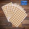Unique Bargains Self Adhesive PVC Waterproof Screw Hole Stickers - 3 of 4