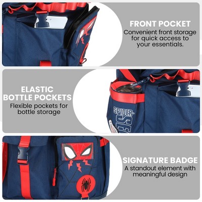 Spider-Man Classic Chibi Spider-Man 18.5” Adult Navy Backpack — фото 5