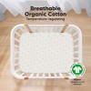 KeaBabies Mini Crib Sheets for Baby Girls, Boys, 2-Pack Soothe Pack and Play Sheets Fitted, Organic Pack N Play Mattress Sheet - 2 of 4