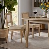 Ridstar 2 Set Accent Chair, Armless Chair For Dining Room-Brown - 4 of 4