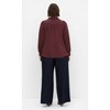 Women's Plus Size Hadlee Shirt - dark cherry | CITY CHIC - 3 of 4