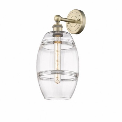Vaz - 1 Light Wall Sconce In Industrial Style-12.13 Inches Tall and 8 Inches Wide