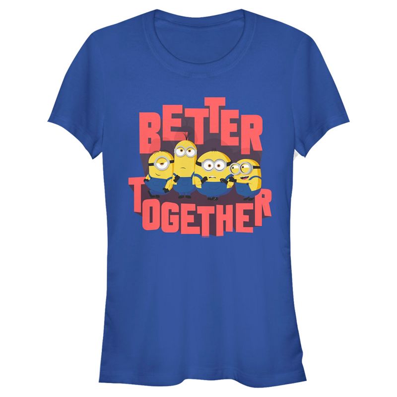 Juniors Womens Minions: The Rise of Gru Better Together T-Shirt, 1 of 5