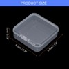 Unique Bargains Clear Small PlasticSquare Anti-Oxidation Jewelry Storage Box with Lids - 2 of 4