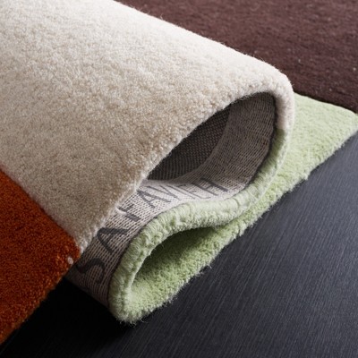 Safavieh 8' x 10' Green and Brown Hand-Tufted Wool Area Rug