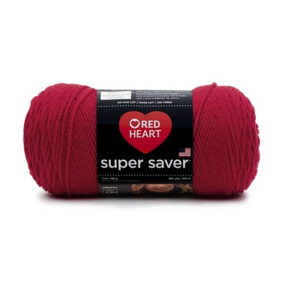 Red Heart Super Saver Yarn-black : Target