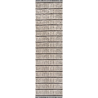 Well Woven Vihno Stripes Geometric Ivory Area Rug