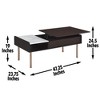 Carrie - Lift-Top Coffee Table - Brown - 3 of 4