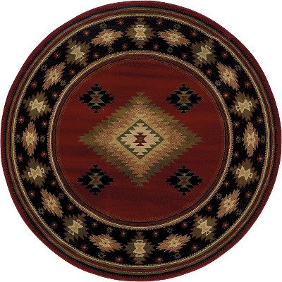 Oriental Weavers Hudson 087K1 Red RUG 7'8"